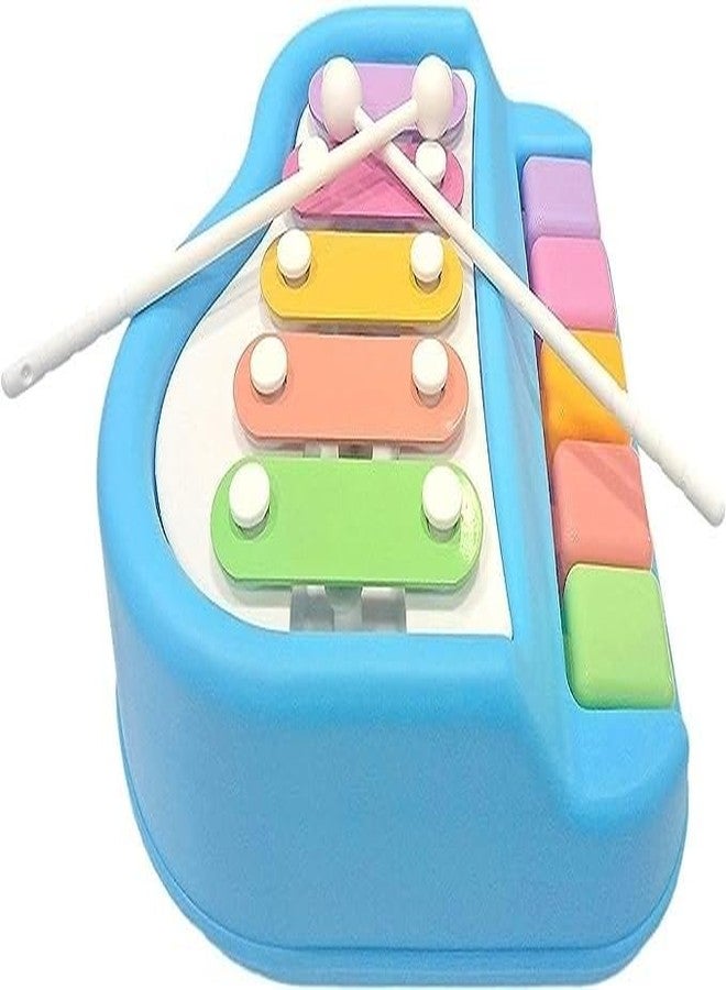 TEMSON Piano and Xylophone Toy with Colorful Keys & 2 Mallets for Kids (Assorted ) - Image 4